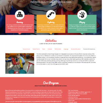Website Design: SoCal Montessori